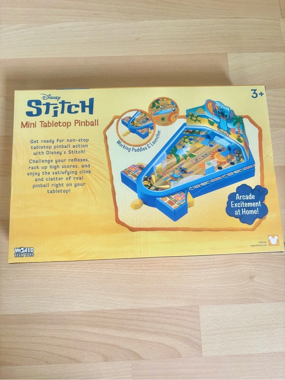 Disney Lilo & Stitch Mini Tabletop Pinball Game
